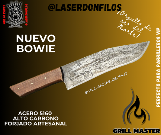 BOWIE Artesanal forjado al alto carbono